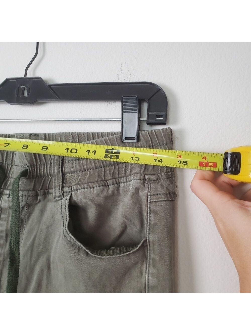 Monkey Ride Olive Green Cargo Pants Women's Size 29 Distressed - Picture 5 of 12